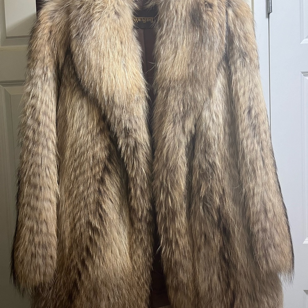 Beautiful authentic long haired rabbit fur.